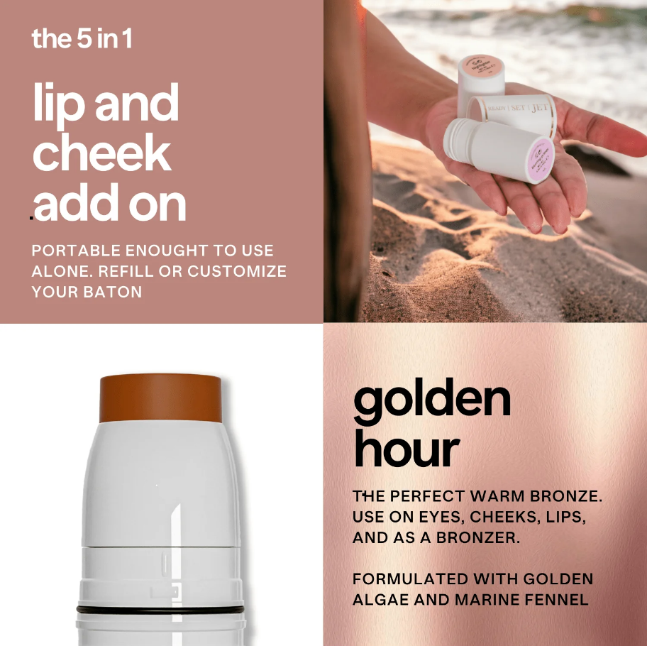 Baton add-on: Golden Hour Bronzer 4 in 1 Bronzer Lip and Cheek Stain