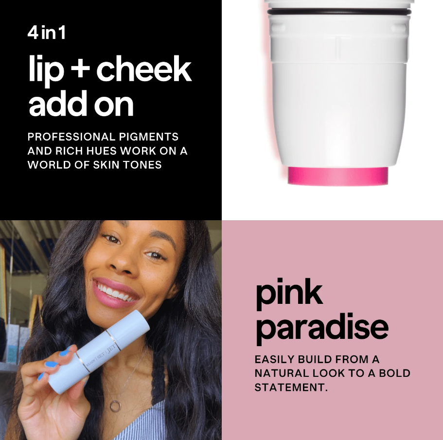 Baton add-on: Paradise Pink 4 in 1 Lip and Cheek Stain