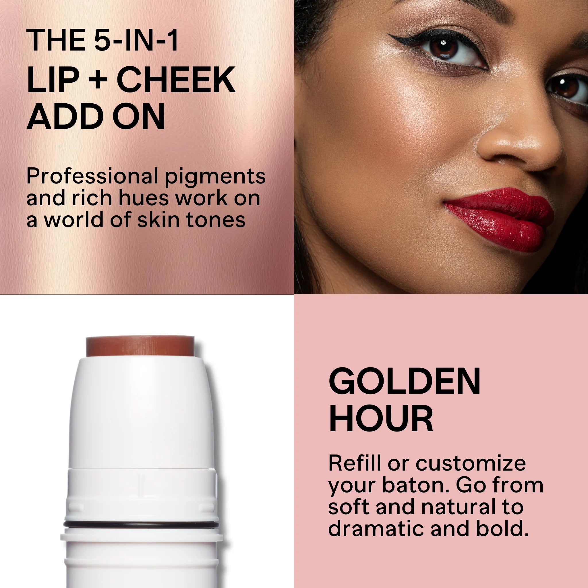 Baton add-on: Golden Hour Bronzer Lip & Cheek Stain