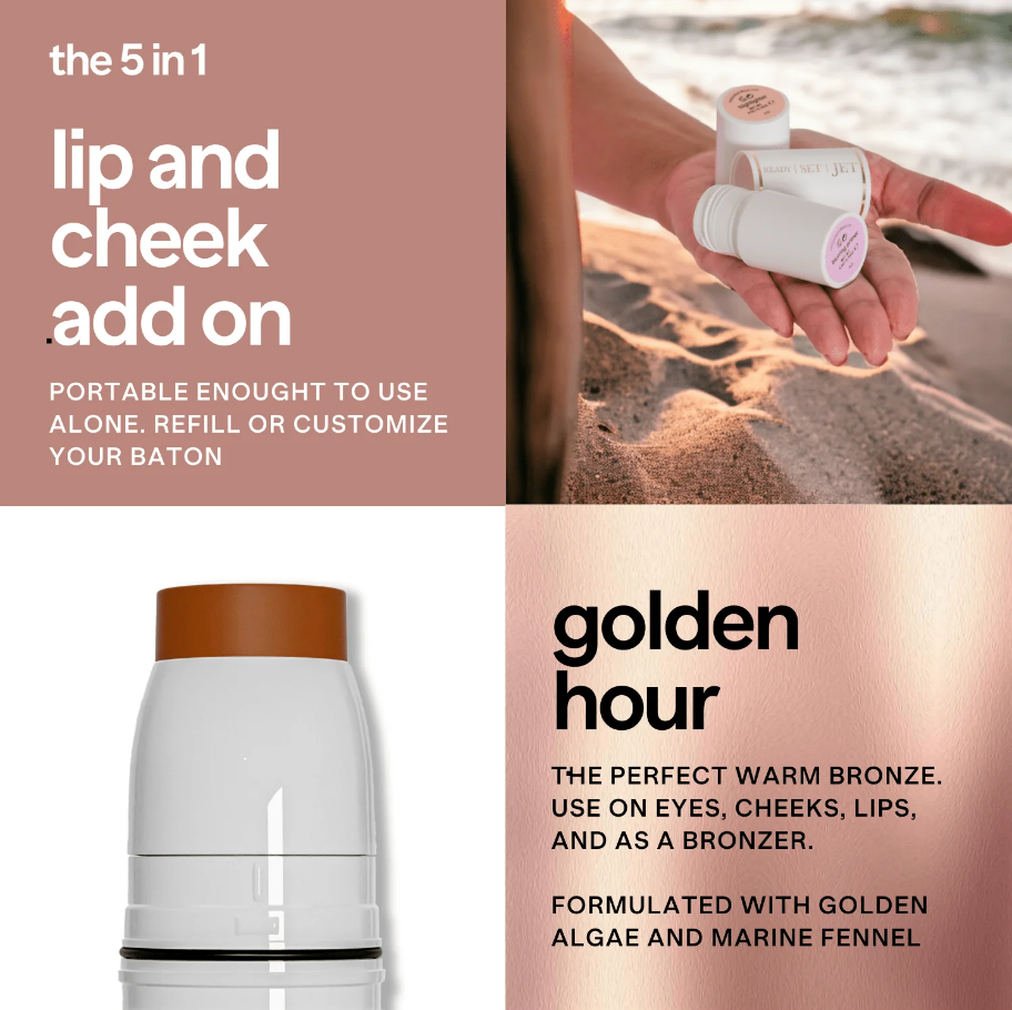 Baton add-on: Golden Hour Bronzer Lip & Cheek Stain